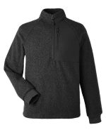 North End NE713 - Men's Aura Sweater Fleece Quarter-Zip Pullover - Image 2