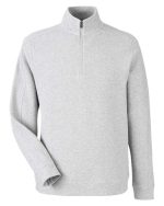 North End NE725 - Men's Spirit Textured Quarter-Zip Pullover - Image 4