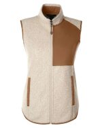 North End NE714W - Women's Aura Sweater Fleece Vest - Image 4