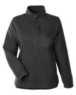 North End NE713W - Women's Aura Sweater Fleece Quarter-Zip Pullover - Image 2