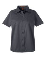 Harriton M585W - Women's Advantage IL Short Sleeve Dress Shirt - Image 3