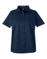 Harriton M585W - Women's Advantage IL Short Sleeve Dress Shirt - Image 4