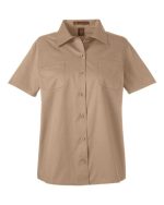 Harriton M585W - Women's Advantage IL Short Sleeve Dress Shirt - Image 5