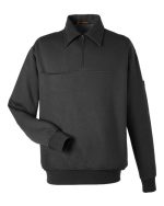 Harriton M712 - Unisex ClimaBloc™ Heavyweight Tactical Quarter-Zip Pullover - Image 2