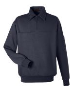 Harriton M712 - Unisex ClimaBloc™ Heavyweight Tactical Quarter-Zip Pullover - Image 4
