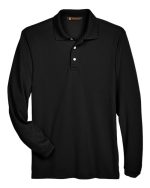 Harriton M265L - Men's Easy Blend™ Long Sleeve Polo - Image 2