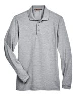 Harriton M265L - Men's Easy Blend™ Long Sleeve Polo - Image 3