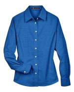 Harriton M600W - Women's Long Sleeve Oxford Dress Shirt - Image 2