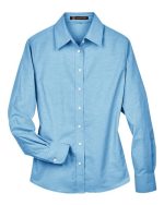 Harriton M600W - Women's Long Sleeve Oxford Dress Shirt - Image 3