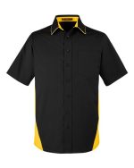 Harriton M586T - Men's Tall Flash IL Colorblock Shirt - Image 3