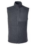 North End NE714 - Men's Aura Sweater Fleece Vest - Image 3