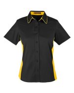 Harriton M586W - Women's Flash IL Colorblock Shirt - Image 3
