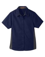 Harriton M586W - Women's Flash IL Colorblock Shirt - Image 5