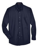 Harriton M500T - Men's Tall Easy Blend™ Twill Dress Shirt - Image 5