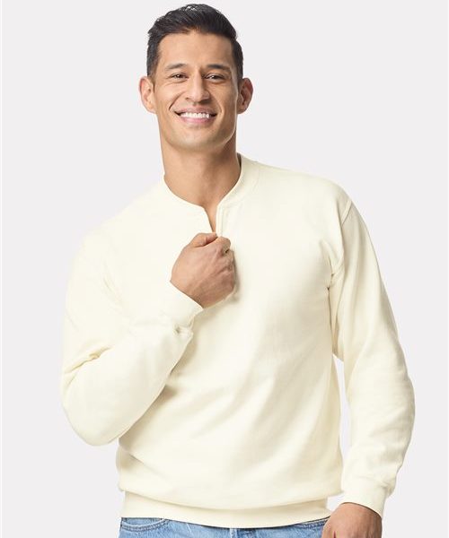 Gildan SF008 - Unisex Softstyle® Midweight 1/4 Zip Sweatshirt