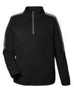 CORE365 CE404 - Men's Market Snag Protect Mesh Colorblock Quarter-Zip Pullover - Image 2