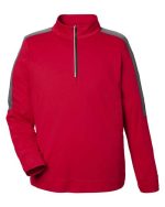 CORE365 CE404 - Men's Market Snag Protect Mesh Colorblock Quarter-Zip Pullover - Image 5