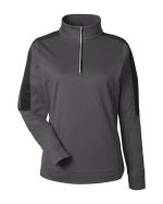 CORE365 CE404W - Women's Market Snag Protect Mesh Colorblock Quarter-Zip Pullover - Image 3