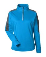 CORE365 CE404W - Women's Market Snag Protect Mesh Colorblock Quarter-Zip Pullover - Image 6