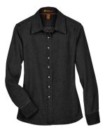 Harriton M550W - Women's Denim Shirt - Image 4