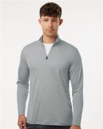 AllPro 4HM700 - Men's Pro-Lock Performance Mélange Quarter-Zip Pullover