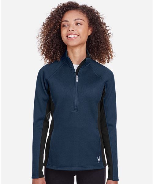 Spyder S16562 - Women's Constant Half-Zip Pullover Sweater