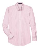 Devon & Jones D645 - Men's Crown Collection® Banker Stripe Woven Dress Shirt - Image 6