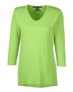 Devon & Jones DP184W - Women's Perfect Fit™ Bracelet-Length V-Neck Top - Image 4