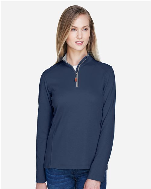 13181_fm Devon & Jones DG479W - Women's DRYTEC20™ Performance Quarter-Zip Pullover - Image 1
