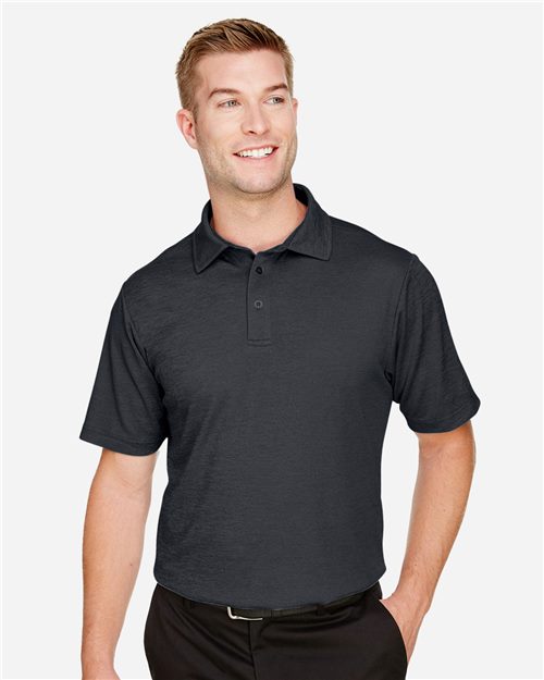 13196_fm Devon & Jones DG22 - Men's CrownLux Performance® Address Mélange Polo - Image 1