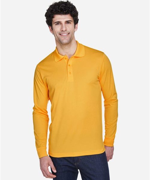 CORE365 88192 - Men's Pinnacle Performance Long Sleeve Piqué Polo