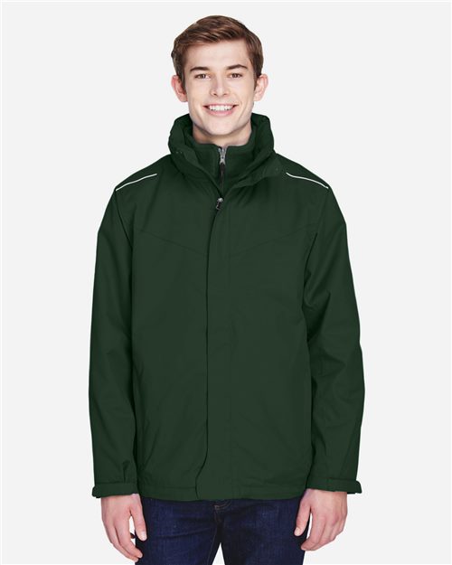 13216_fm CORE365 88205 - Men's Region 3-in-1 Jacket with Fleece Liner - Image 1