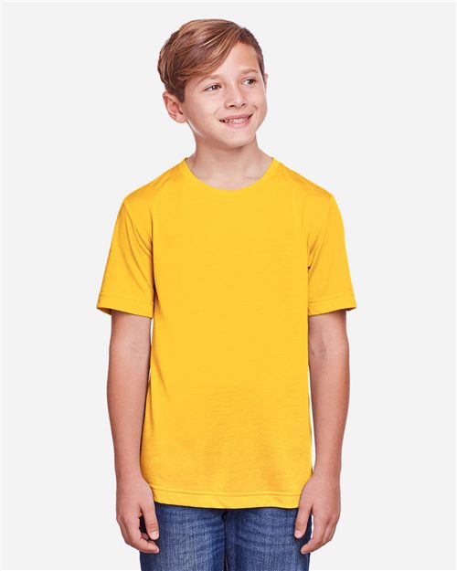 13218_fm CORE365 CE111Y - Youth Fusion ChromaSoft™ Performance T-Shirt - Image 1