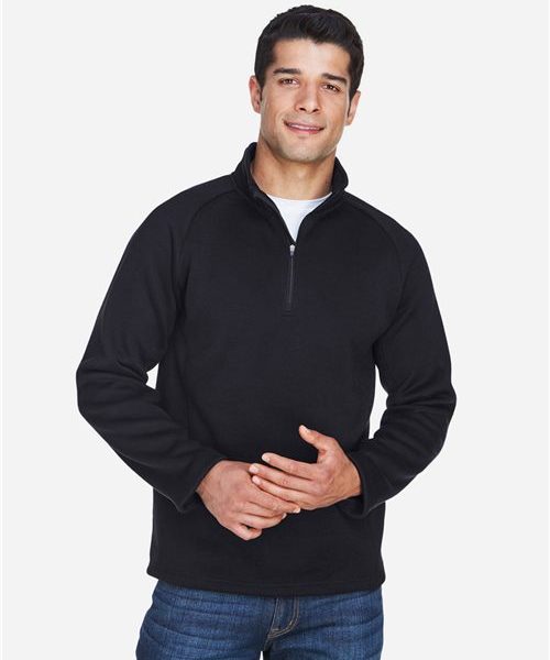 Devon & Jones DG792 - Unisex Bristol Sweater Fleece Quarter-Zip Pullover
