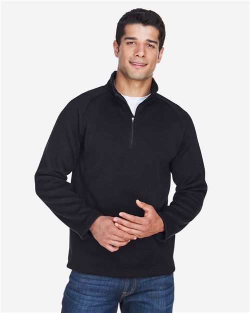 13223_fm Devon & Jones DG792 - Unisex Bristol Sweater Fleece Quarter-Zip Pullover - Image 1