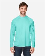 CORE365 CE110 - Unisex Ultra UVP™ Marina Raglan Long Sleeve T-Shirt