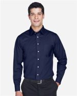 Devon & Jones DG530 - Men's Crown Collection® Solid Stretch Twill Woven Dress Shirt
