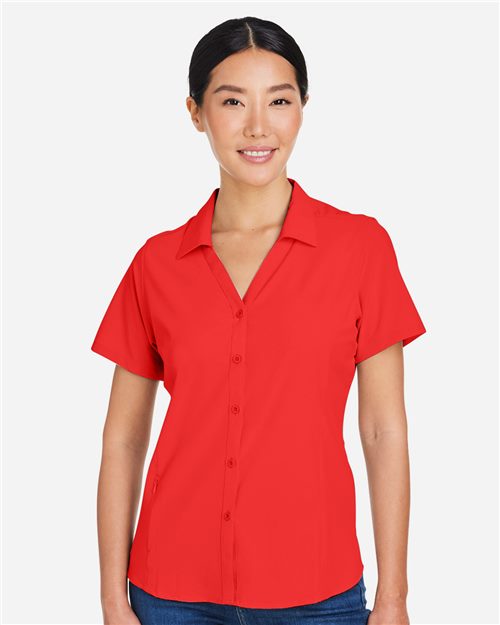 13242_fm CORE365 CE510W - Women's Ultra UVP® Marina Shirt - Image 1