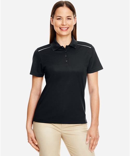 CORE365 78181R - Women's Radiant Performance Piqué Polo with Reflective Piping