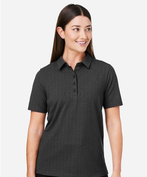Devon & Jones DG101W - Women's Crownlux Performance® Geo Polo