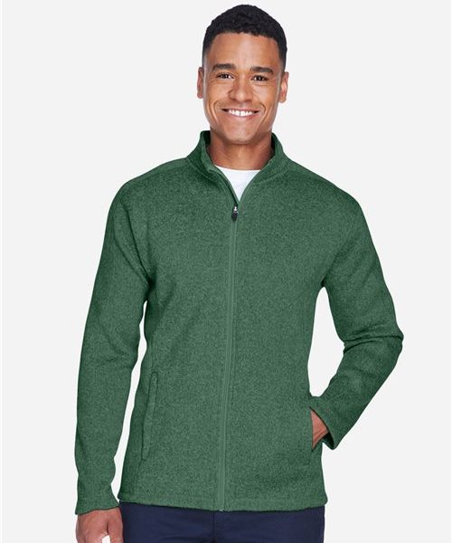 Devon & Jones DG793 - Men's Bristol Full-Zip Sweater Fleece Jacket