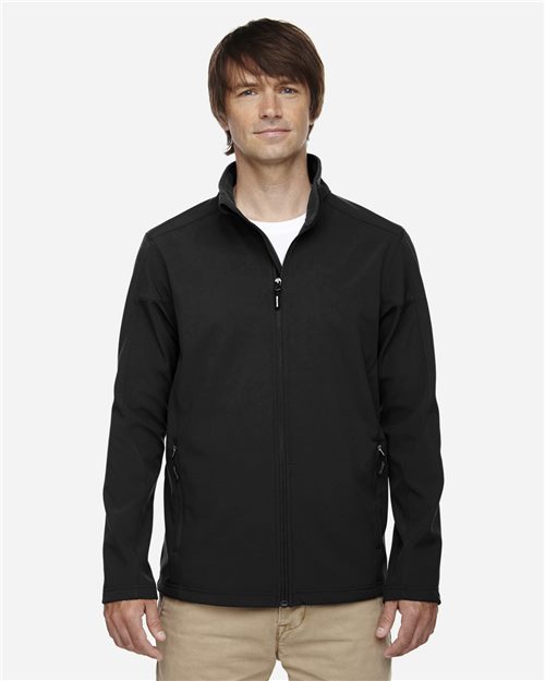 13293_fm CORE365 88184T - Men's Tall Cruise Two-Layer Fleece Bonded Soft Shell Jacket - Image 1