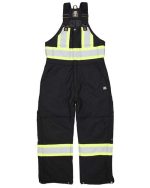 Berne Apparel HVNB02 - Safety Striped Arctic Insulated Bib Overall - Image 2