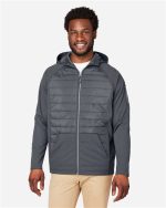 CORE365 CE808 - Unisex Techno Lite Hybrid Hooded Jacket