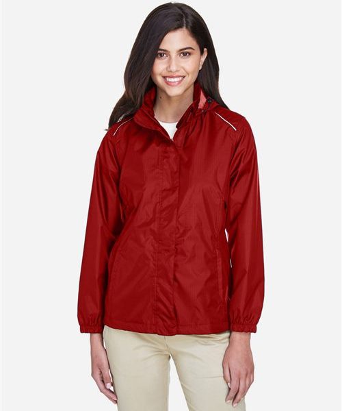 CORE365 78185 - Women's Climate Seam-Sealed Lightweight Variegated Ripstop Jacket