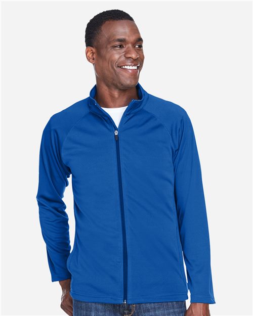 13338_fm Devon & Jones DG420 - Men's Stretch Tech-Shell® Compass Full-Zip Jacket - Image 1