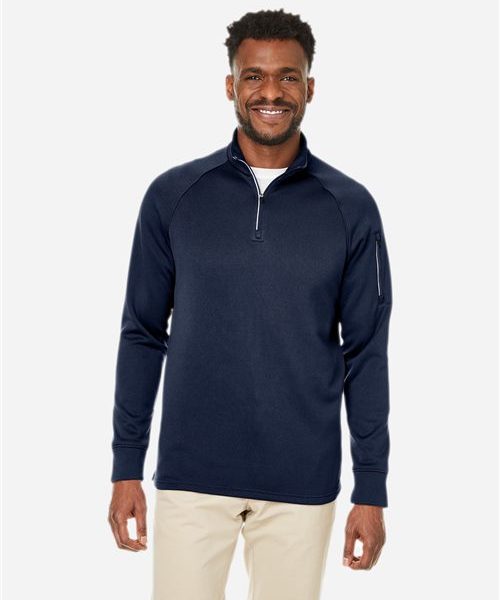 CORE365 CE801 - Unisex Fusion ChromaSoft™ Fleece Quarter-Zip Pullover