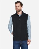 CORE365 CE701 - Men's Cruise Two-Layer Fleece Bonded Soft Shell Vest