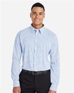 Devon & Jones DG540 - Men's CrownLux Performance® Micro Windowpane Woven Dress Shirt