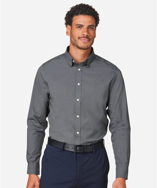 Devon & Jones DG505 - Men's CrownLux Performance® Spencer Poplin Dress Shirt